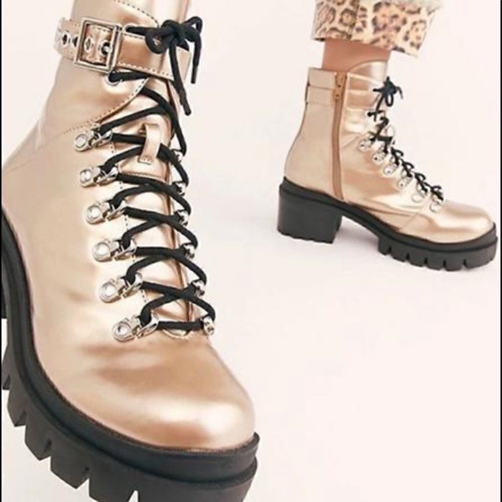 NEW JEFFREY CAMPBELL Czech Lace-up Boot